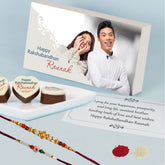 Unbreakable Bond - Gift with Printed Chocolates (Rakhi Pack Optional)