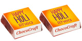 Ethnic Design Holi Gift Box with Personalised Wrapped Chocolates