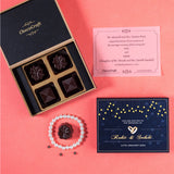 Wedding Invitations - 4 Chocolate Box - Assorted Chocolates (Minimum 10 Boxes)