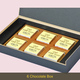 Elegant Personalized Get Well Soon Gift (with Wrapped Chocolates)