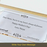 Personalised Gift for Mom on Mother's Day (with Wrapped Chocolates)