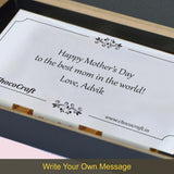 Beautiful Personalised Gift for Mother's Day (with Wrapped Chocolates)