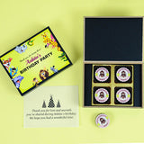 Birthday Return Gifts - 4 Chocolate Box - All Printed Chocolate (Sample)