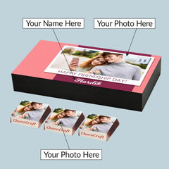 Unique Personalised Gift for Friendship's Day Gift(with Wrapped Chocolates)