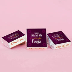 Personalised Chocolate Gift Box for Ganesh Chaturthi (with Wrapped Chocolates)