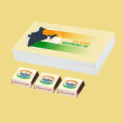 Special Chocolate Gift for Independence Day  (with Wrapped Chocolates)