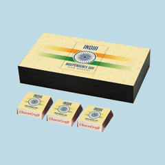 Beautiful Chocolate Gift Box for Independence Day with Wrapped Chocolates