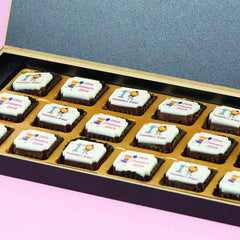 Birthday Invitations - 18 Chocolate Box - Printed Candies (Minimum 10 Boxes)