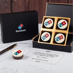 Corporate Gifts - 4 Chocolate Box - All Printed Chocolates (Sample)
