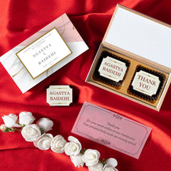 Anniversary Return Gifts - 2 Chocolate Box - All Printed Chocolates (Sample)