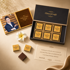 Happy Birthday Chocolate - Personalised Wrapped Chocolate Gift