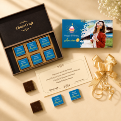 Splash of Colour Personalized Birthday Gift Box (with Wrapped Chocolates)
