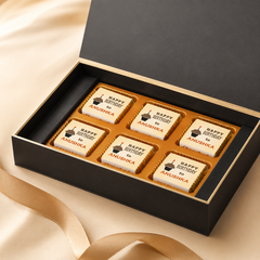 Cute Bow Design Personalised Chocolate Box for Birthday (with Wrapped Chocolates)