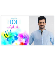 Unique Holi Gift with Personalised Wrapped Chocolates