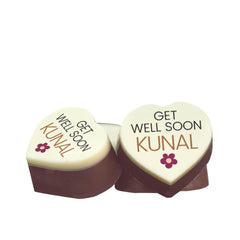 Get Well Gifts for Men: Personalized Get Well Soon Boyfriend Gifts with Printed Chocolates