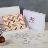Corporate Gifts - 12 Chocolate Box - Wrapped Chocolates (Free Designing)