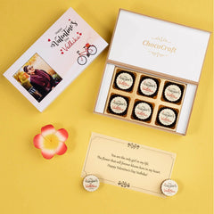 Valentines Gifts for Her: Best Valentine Gift for Girlfriend with Personalized Photo Chocolates