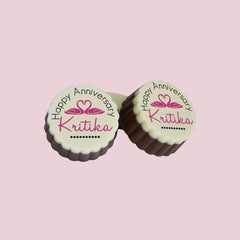 Anniversary Gift for Husband: Best Anniversary Gift for Husband with Personalized Photo Chocolates