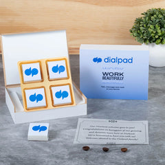 Corporate Gifts - 4 Chocolate Box - Wrapped Chocolates (Minimum 10 Boxes)