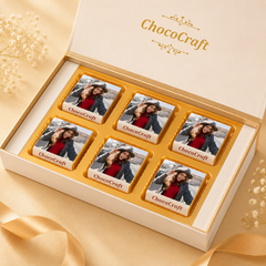 Photo Chocolate Personalised I Love You Gift (with Wrapped Chocolates)