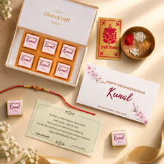 Special Bond of Love - Gift with Wrapped Chocolates (Rakhi Pack Optional)