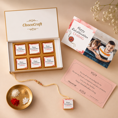Precious Ties - Gift with Wrapped Chocolates (Rakhi Pack Optional)