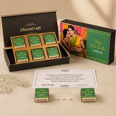 Precious Memories - Rakhi Gift for Sister with Wrapped Chocolates