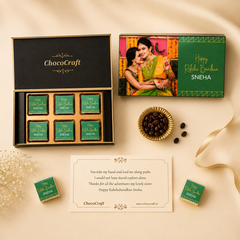 Precious Memories - Rakhi Gift for Sister with Wrapped Chocolates