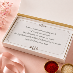 Precious Memories - Personalised Gift for Brother (Rakhi Pack Optional)