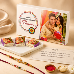 Gift from the Heart - Gift with Wrapped Chocolates (Rakhi Pack Optional)