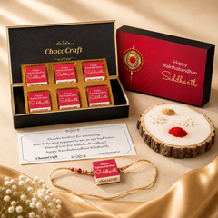 Eternal Bond - Gift with Wrapped Chocolates (Rakhi Pack Optional)
