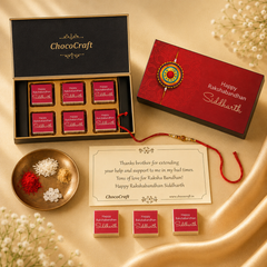 Eternal Bond - Gift with Wrapped Chocolates (Rakhi Pack Optional)