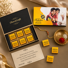 Knot of Love - Gift with Wrapped Chocolates (Rakhi Pack Optional)