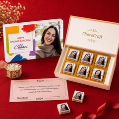 Promise of Love - Rakhi Gift for Sister with Wrapped Chocolates