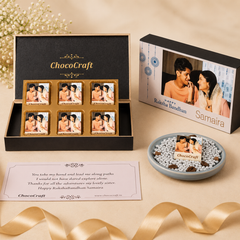 Knot of Trust - Rakhi Gift for Sister with Wrapped Chocolates