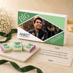 A Big Thanks Personalized Gift Box You Gift with Wrapped Chocolates