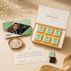 A Big Thanks Personalized Gift Box You Gift with Wrapped Chocolates