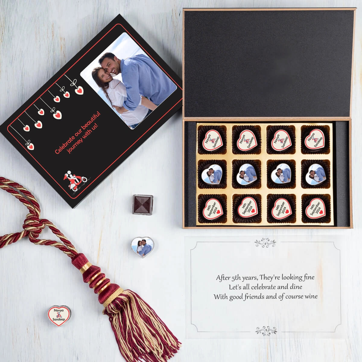 Photo printed anniversary celebration invitation anniversary invitation card with photo