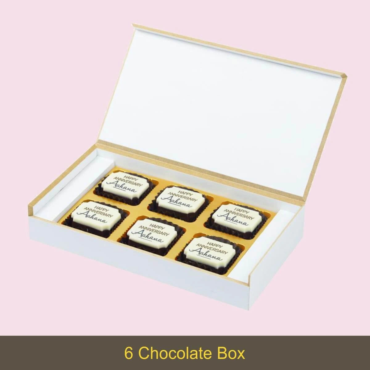 Anniversary chocolate gifts featuring anniversary chocolates wrappers