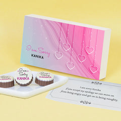 Apology gifts for her with apology gifts for him photo chocolates