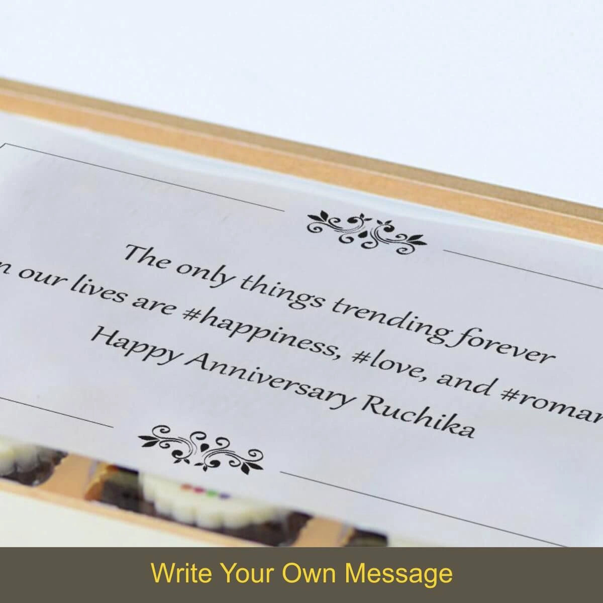 Box view of best anniversary gifts for couples and best wedding anniversary gifts