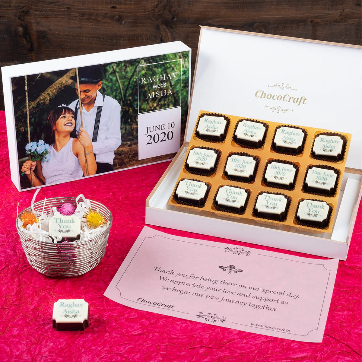 ChocoCraft Wedding Return Gift Box