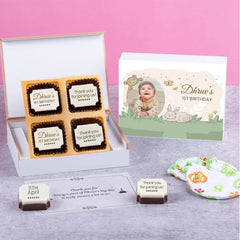 Bulk four-piece boxes of best return gift for 1st birthday party