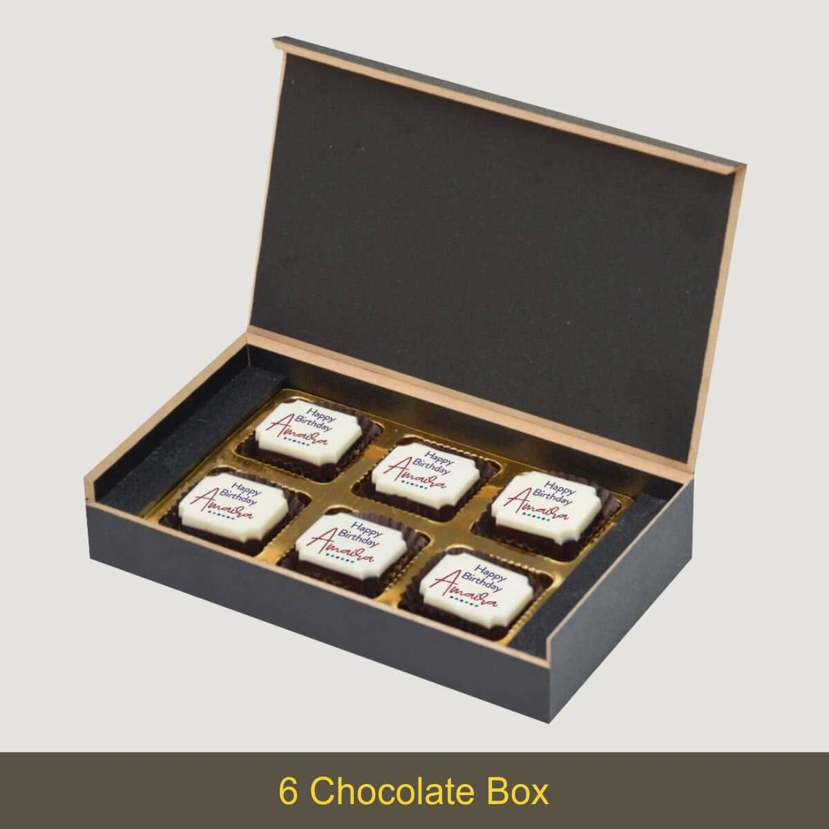 Personalized birthday chocolates with photo for birthday gifts for mom