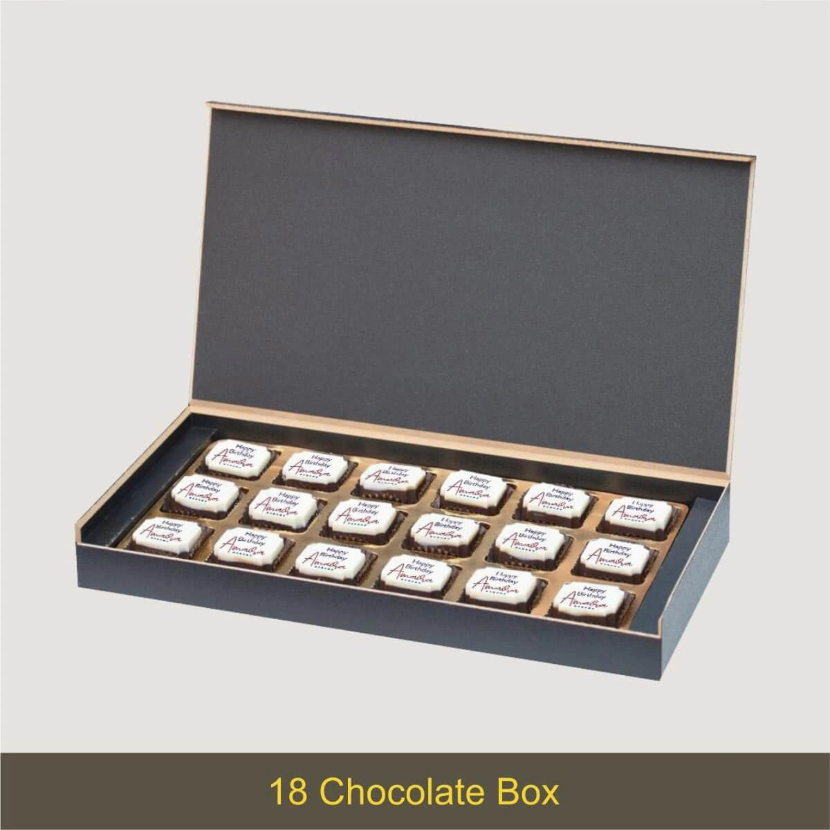 Personalized birthday chocolates as birthday gifts for mom