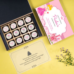 Birthday party return gift idea – printed chocolate box