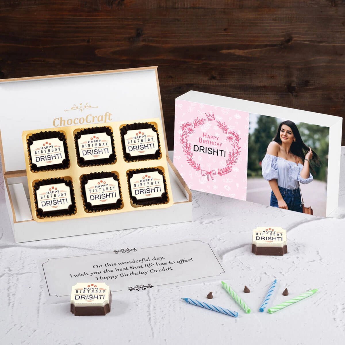 Photo printed birthday present for wife best gift for sister birthday