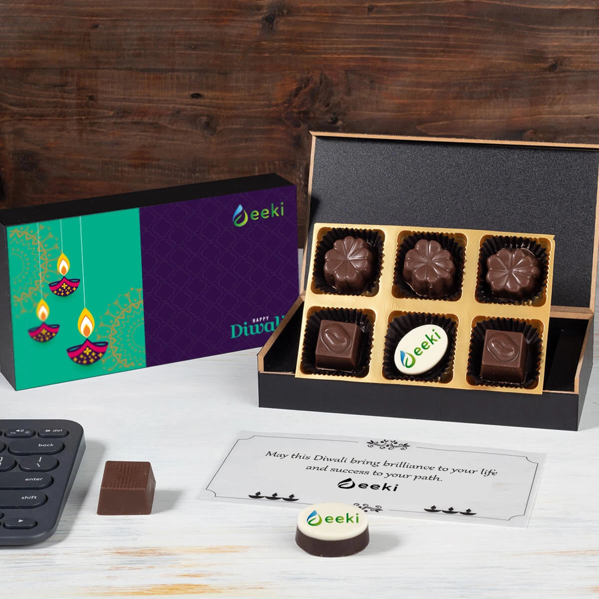 Branded chocolate box – corporate Diwali gifts for office employees