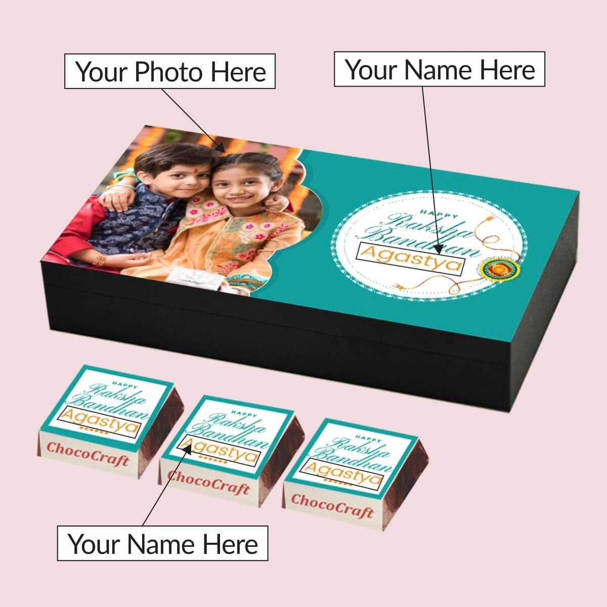 Brother enjoying rakhi special gift for brother