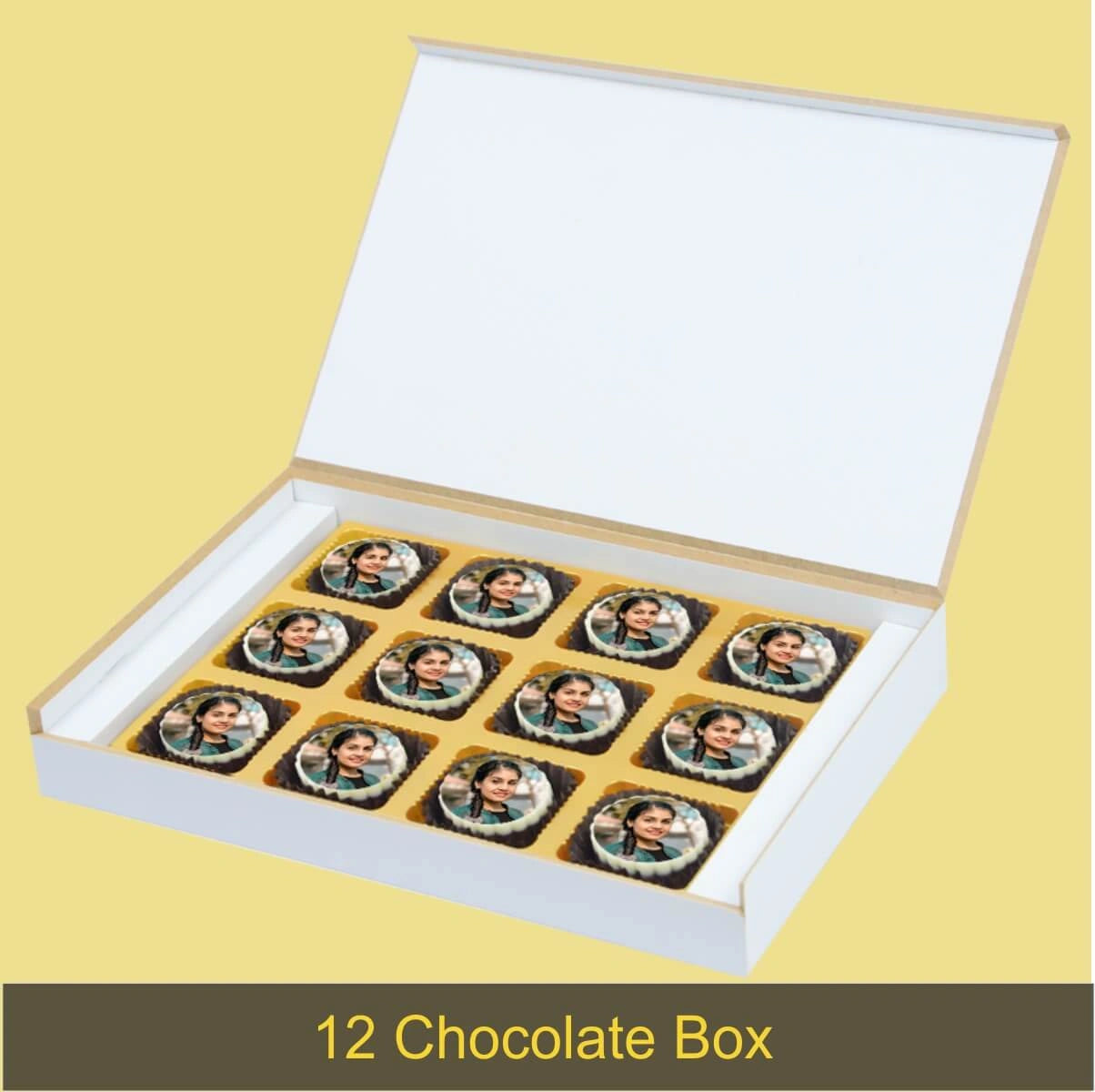 Box view of chocolate celebration box